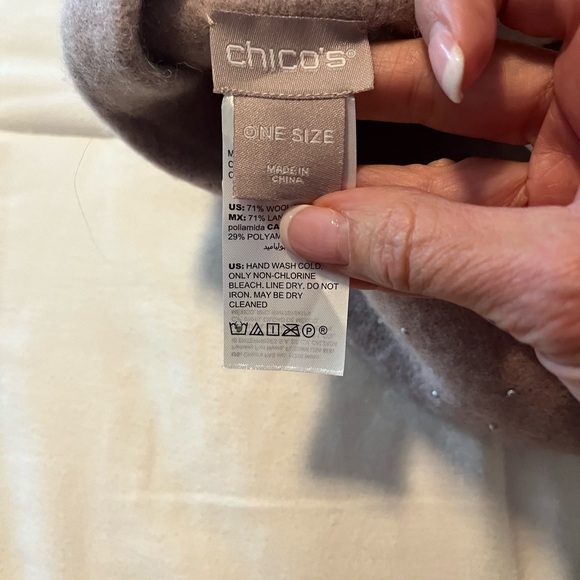 NWT Chicos Rhinestone Knit Beret ! Venetian Pink! One size! - Picture 10 of 10